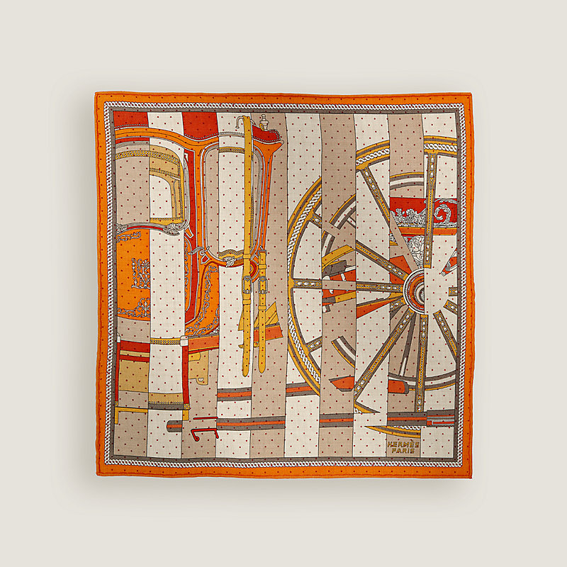 Gavroche 45 La Berline Bayadère - Orange | Hermès Canada